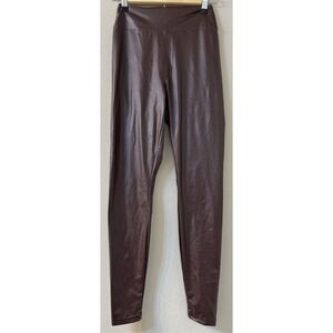 OFFLINE BY AERIE REAL LUXE FAUX LEATHER LEGGING Dark Maple M Granola Girl